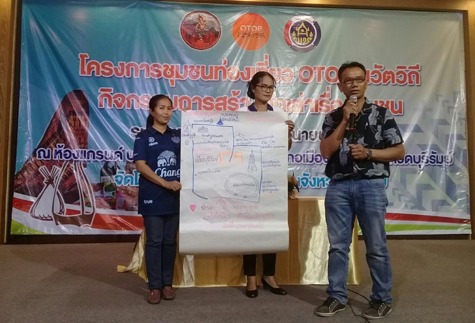 ปิดการฝึกอบรมกิจกรรมการสร้างนักเล่าเรื่องชุมชน โครงการชุมชนท่องเที่ยว OTOP นวัตวิถี