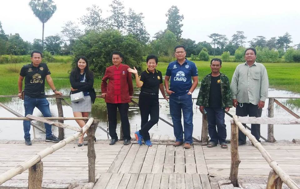 พัฒนาการจังหวัดบุรีรัมย์ติดตามการดำเนินงานโครงการชุมชนท่องเที่ยว OTOP นวัตวิถี