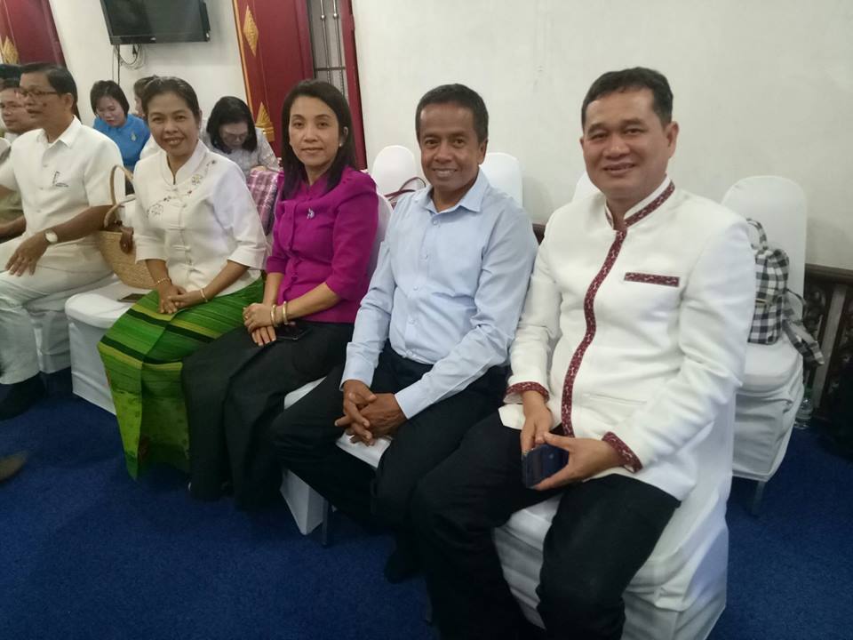 ร่วมพิธีเจริญพระพุทธมนต์ฉลองผ้าพระกฐินพระราชทาน กรมการพัฒนาชุมชน ประจำปี 2561