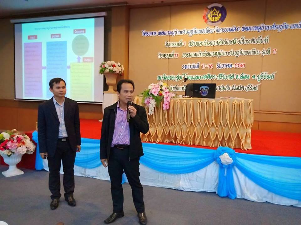 พช.บุรีรัมย์ ขับเคลื่อนโครงการพัฒนาหมู่บ้านเศรษฐกิจพอเพียง