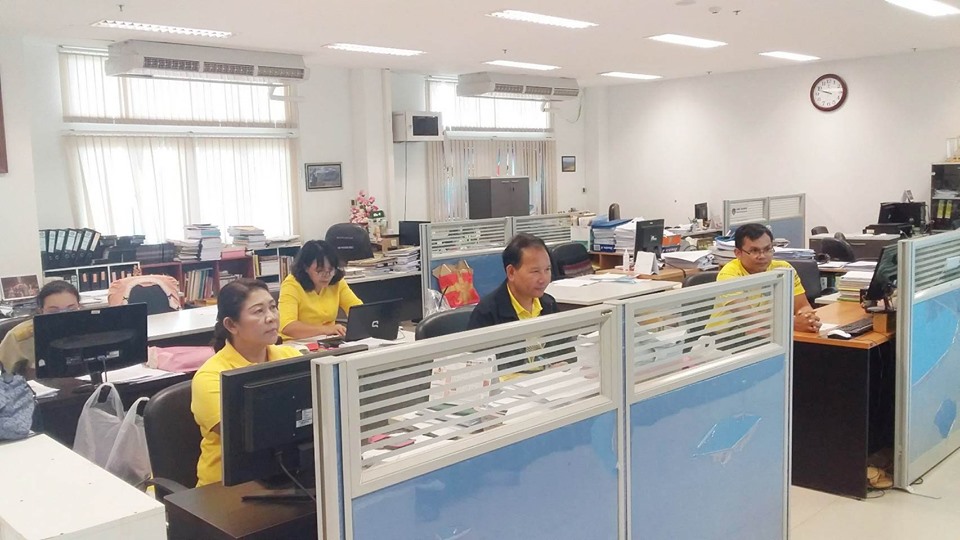 พช.บุรีรัมย์  ร่วมรับฟังการประชุมกรมการพัฒนาชุมชน ผ่านระบบ TV พช.