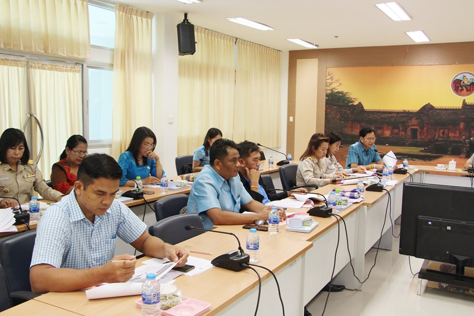 พัฒนาการจังหวัดบุรีรัมย์ เป็นประธานประชุมคณะกรรมการประสานและขับเคลื่อนนโยบายสานพลังประชารัฐ ประจำจังหวัดบุรีรัมย์