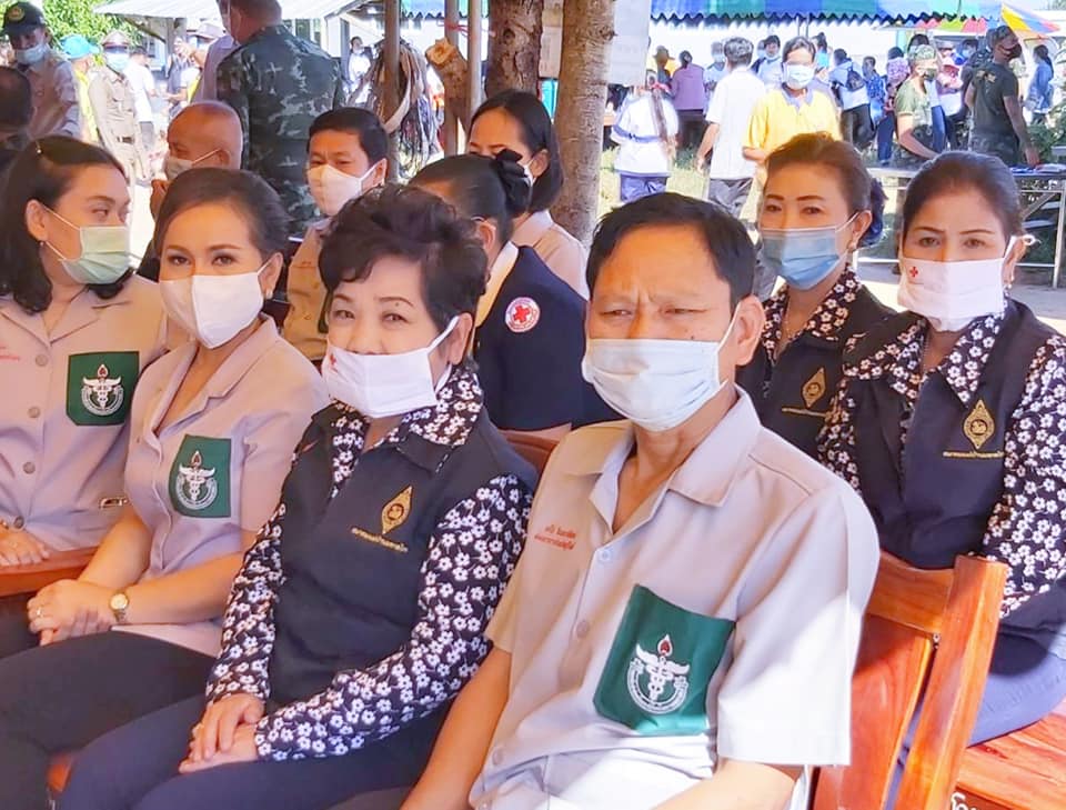 พช.บุรีรัมย์ ร่วมออกหน่วยแพทย์อาสาสมเด็จพระศรีนครินทราบรมราชชนนี (หน่วยแพทย์เคลื่อนที่ พอ.สว.)