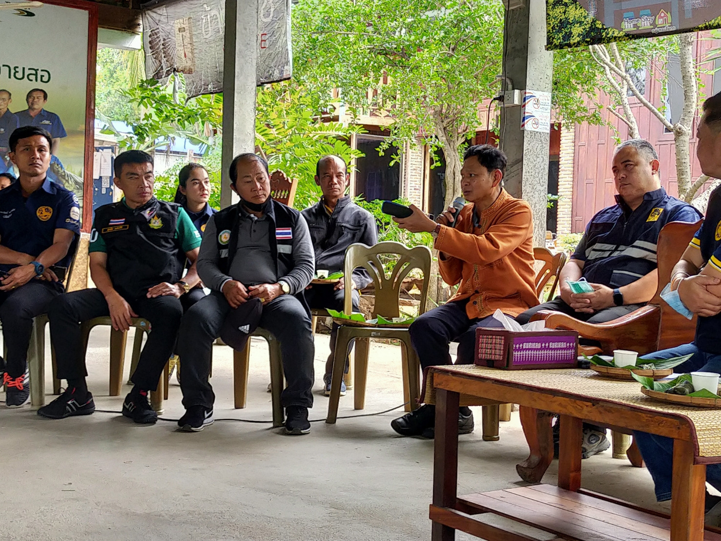 รองผู้ว่าจังหวัดบุรีรัมย์ ลงพื้นที่เยี่ยมชมชุมชนท่องเที่ยว OTOP นวัตวิถีบ้านสวายสอ หมู่บ้านนกกระเรียน