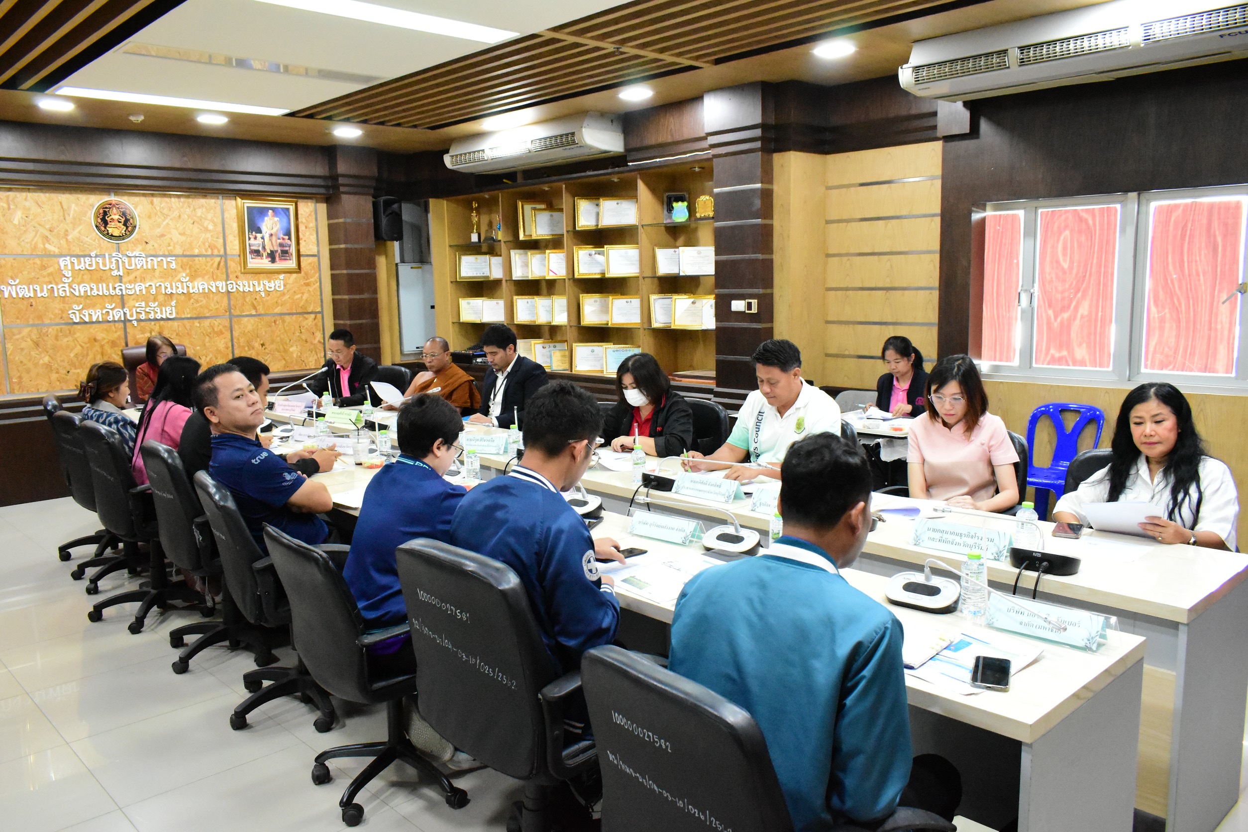 🔆พช.บุรีรัมย์🔆 ร่วมประชุมคณะทำงานศูนย์ส่งเสริมความรับผิดชอบต่อสังคมของภาคธุรกิจจังหวัดบุรีรัมย์ ครั้งที่ 1/2568
