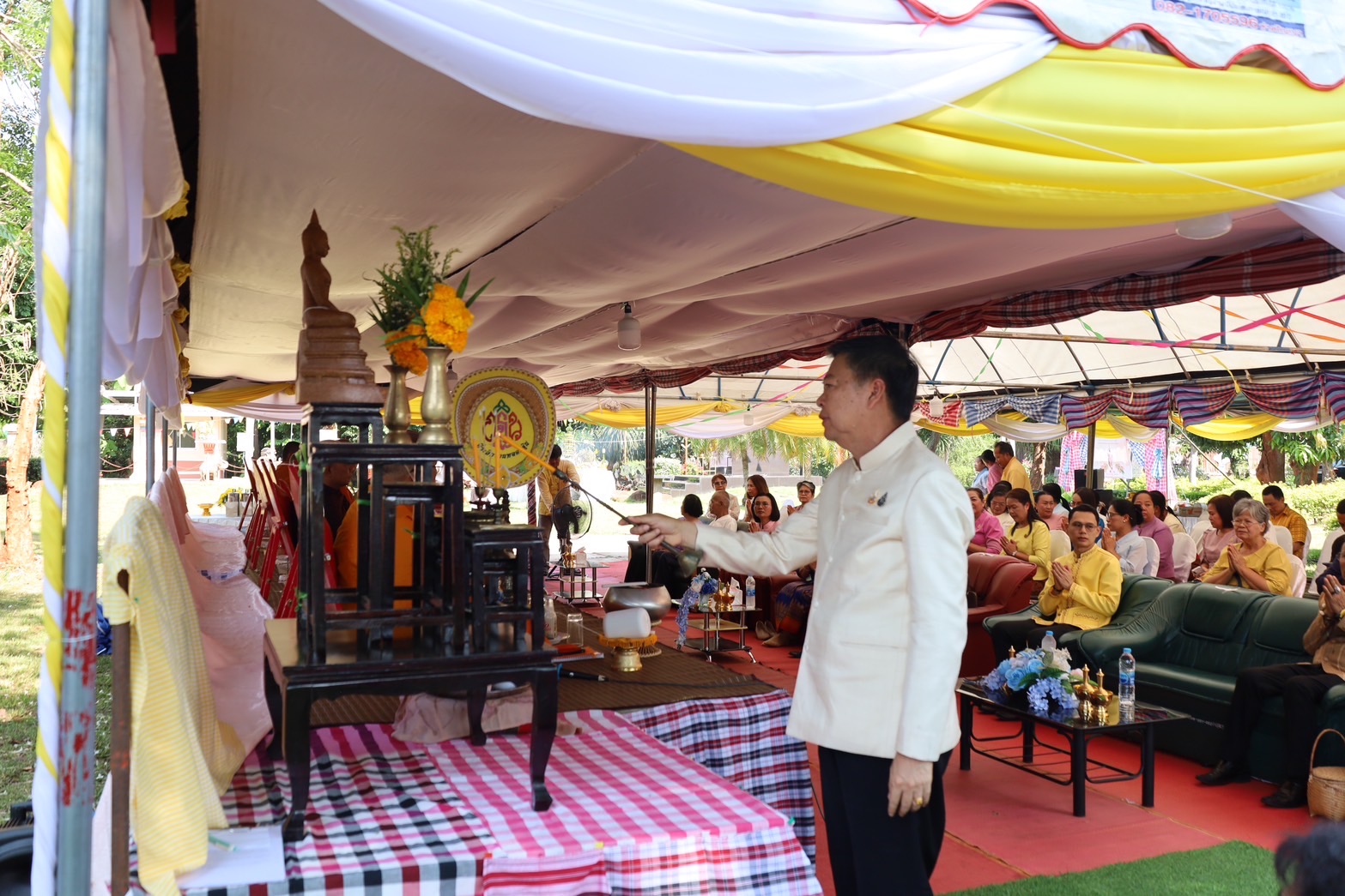 🔆พช.บุรีรัมย์🔆ร่วมพิธี ทำบุญฉลองสมโภชพระพุทธพัฒนปชานาถ ศูนย์ศึกษาและพัฒนาชุมชนนครราชสีมา