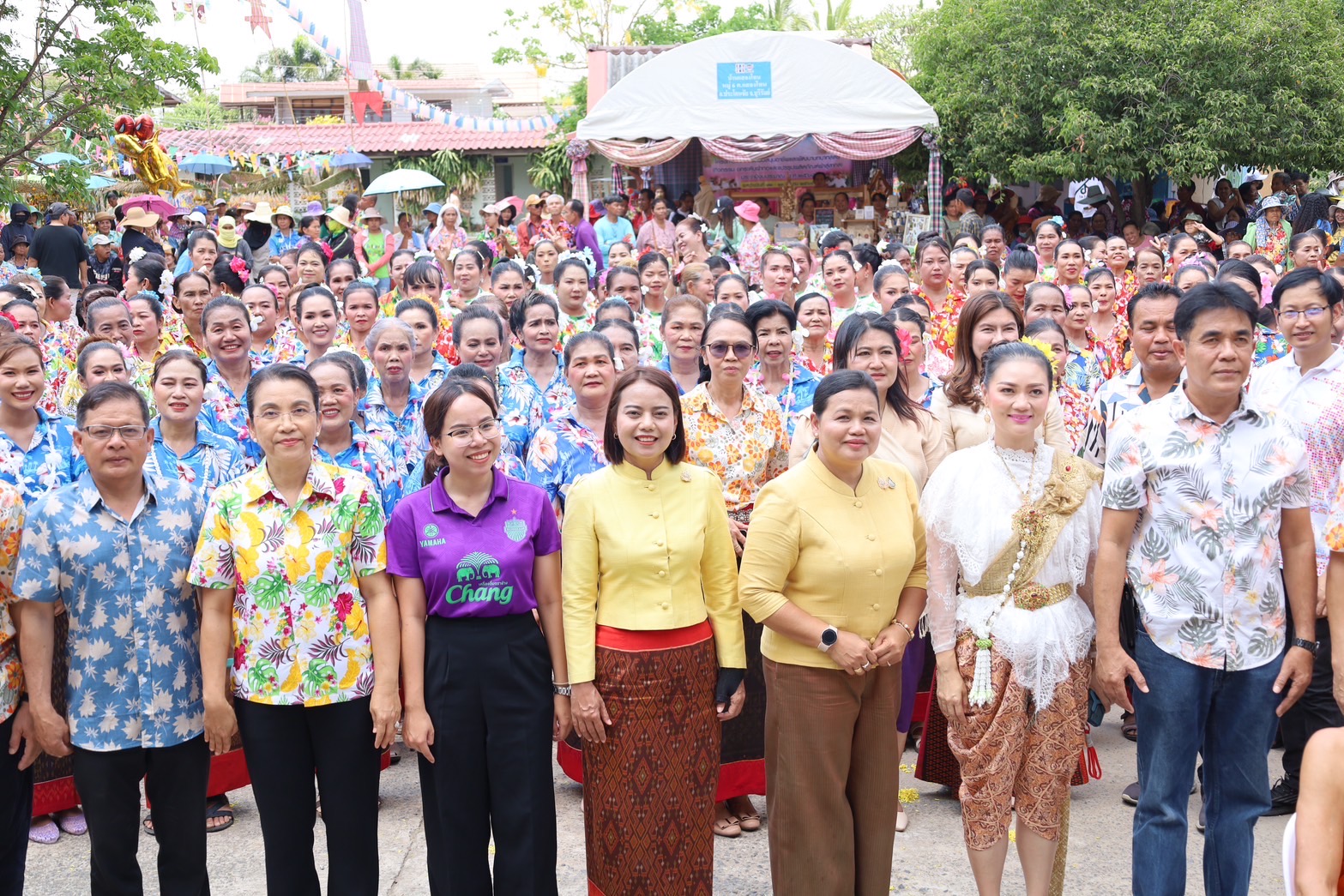 🔆พจ.บุรีรัมย์🔆ร่วมเป็นเกียรติในพิธีเปิดโครงการจัดงานประเพณีวัฒนธรรมท้องถิ่น งานแห่ตาปูบ้านแสลงโทน
