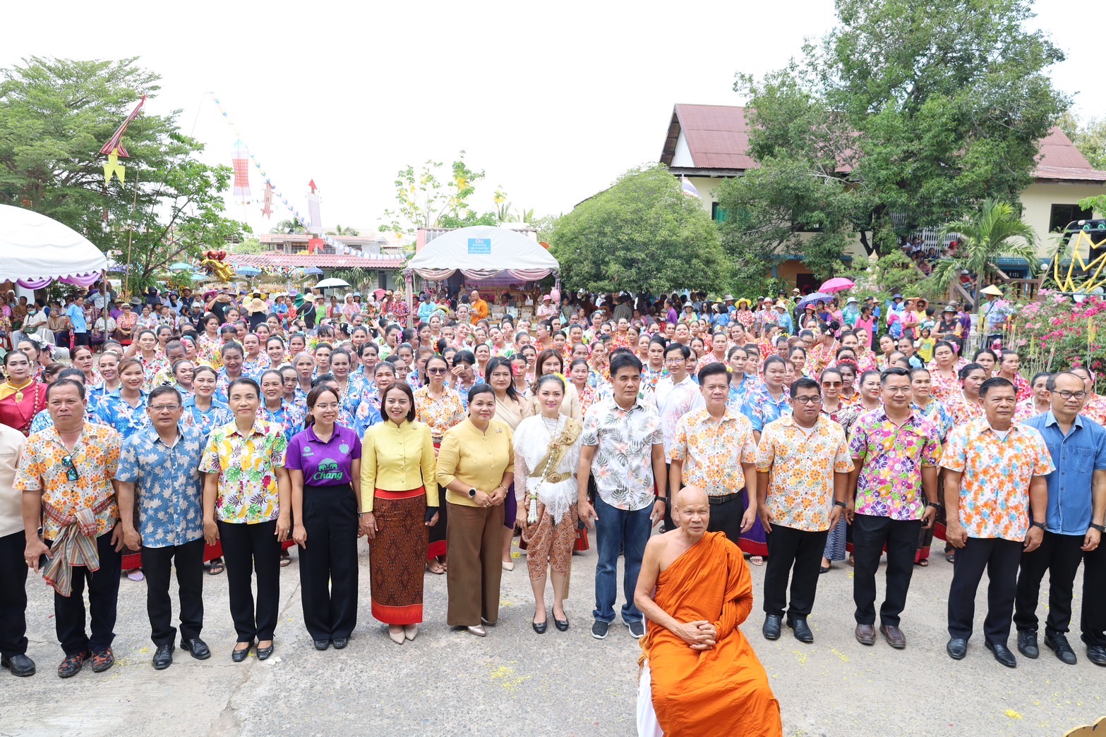 🔆พจ.บุรีรัมย์🔆ร่วมเป็นเกียรติในพิธีเปิดโครงการจัดงานประเพณีวัฒนธรรมท้องถิ่น งานแห่ตาปูบ้านแสลงโทน