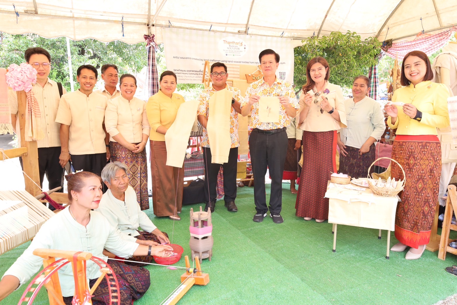 🔆พจ.บุรีรัมย์🔆ร่วมเป็นเกียรติในพิธีเปิดโครงการจัดงานประเพณีวัฒนธรรมท้องถิ่น งานแห่ตาปูบ้านแสลงโทน
