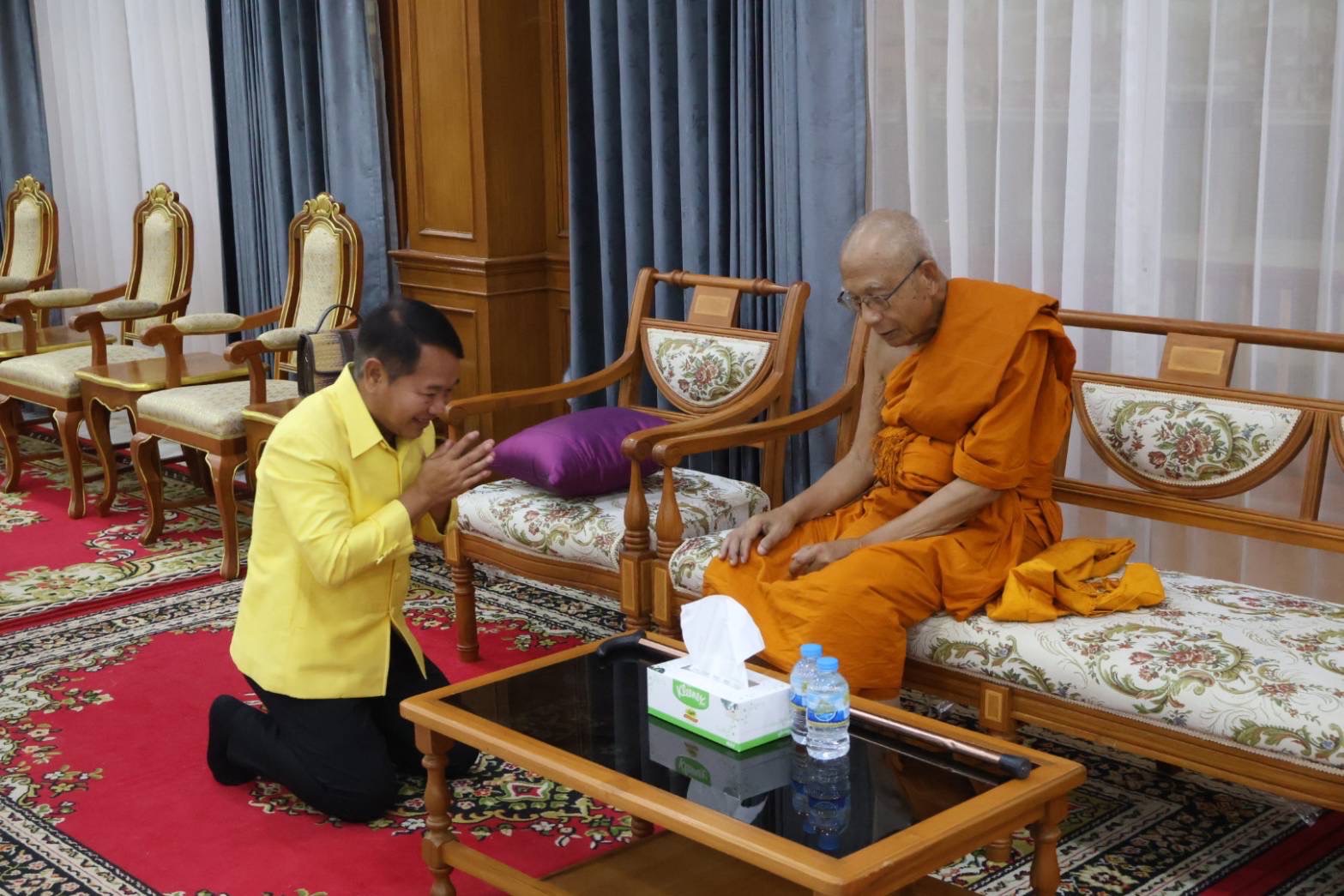 🔆พช.บุรีรัมย์🔆 ร่วมพิธีเจริญพระพุทธมนต์เฉลิมพระเกียรติถวายพระพรชัยมงคลแด่ พระบาทสมเด็จพระเจ้าอยู่หัว และพระบรมวงศานุวงศ์ ประจําปีพุทธศักราช ๒๕๖๘