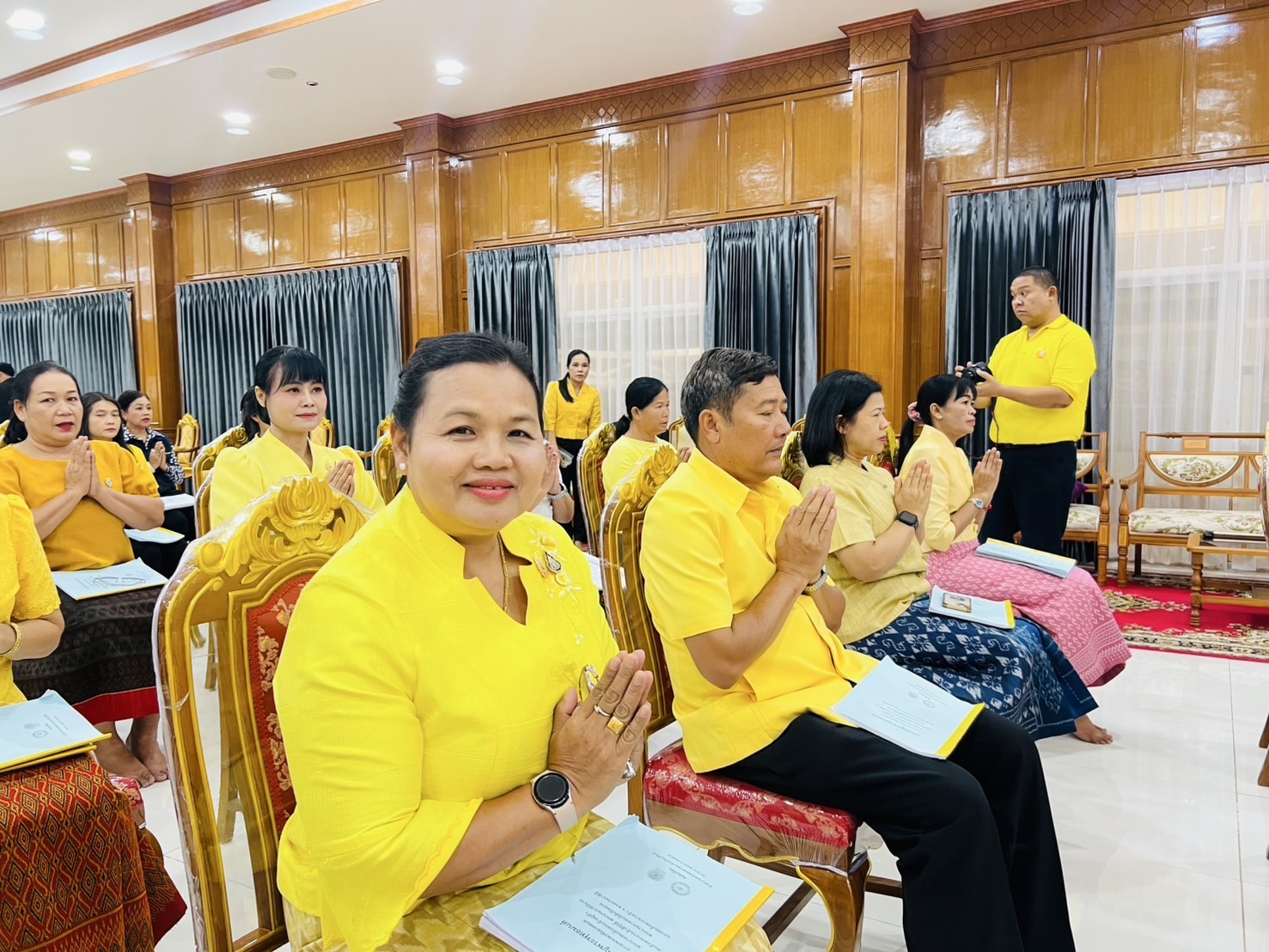 🔆พช.บุรีรัมย์🔆 ร่วมพิธีเจริญพระพุทธมนต์เฉลิมพระเกียรติถวายพระพรชัยมงคลแด่ พระบาทสมเด็จพระเจ้าอยู่หัว และพระบรมวงศานุวงศ์ ประจําปีพุทธศักราช ๒๕๖๘