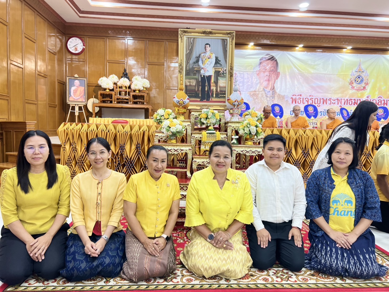 🔆พช.บุรีรัมย์🔆 ร่วมพิธีเจริญพระพุทธมนต์เฉลิมพระเกียรติถวายพระพรชัยมงคลแด่ พระบาทสมเด็จพระเจ้าอยู่หัว และพระบรมวงศานุวงศ์ ประจําปีพุทธศักราช ๒๕๖๘