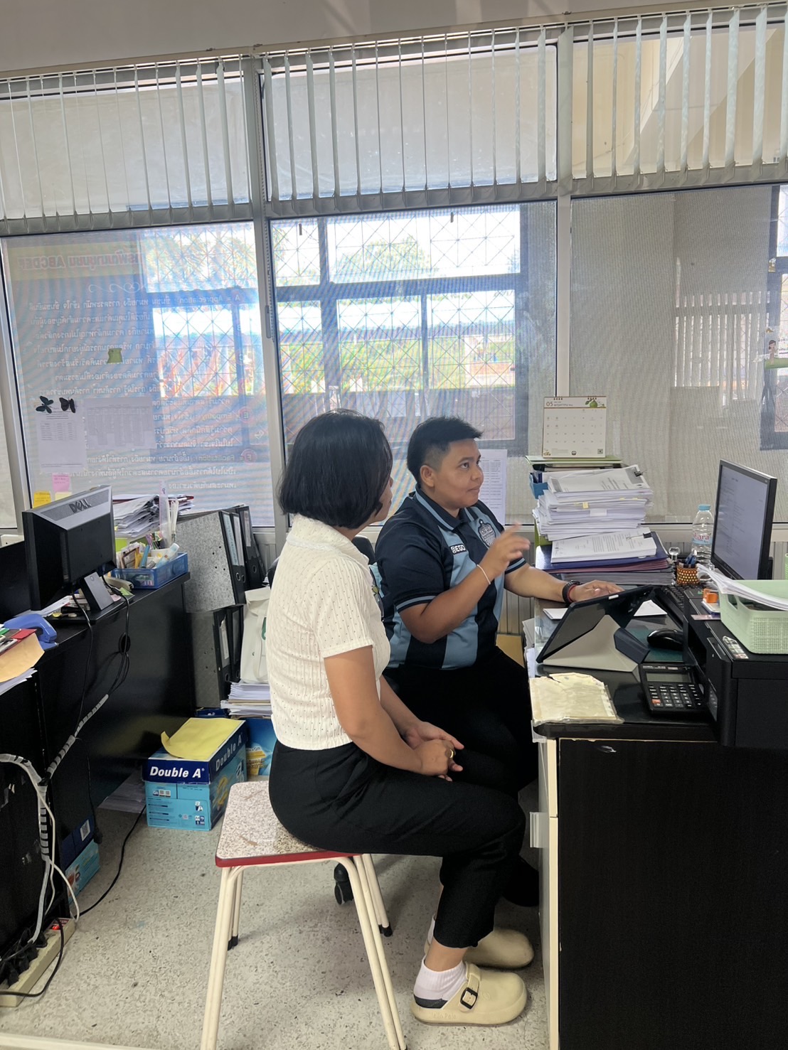🔆พช.บุรีรัมย์🔆ลงพื้นที่สนับสนุนการดำเนินงานโครงการระบบรักษาความปลอดภัยคอมพิวเตอร์แม่ข่ายและคอมพิวเตอร์ลูกข่าย (Antivirus) ปีงบประมาณ พ. ศ. 2568