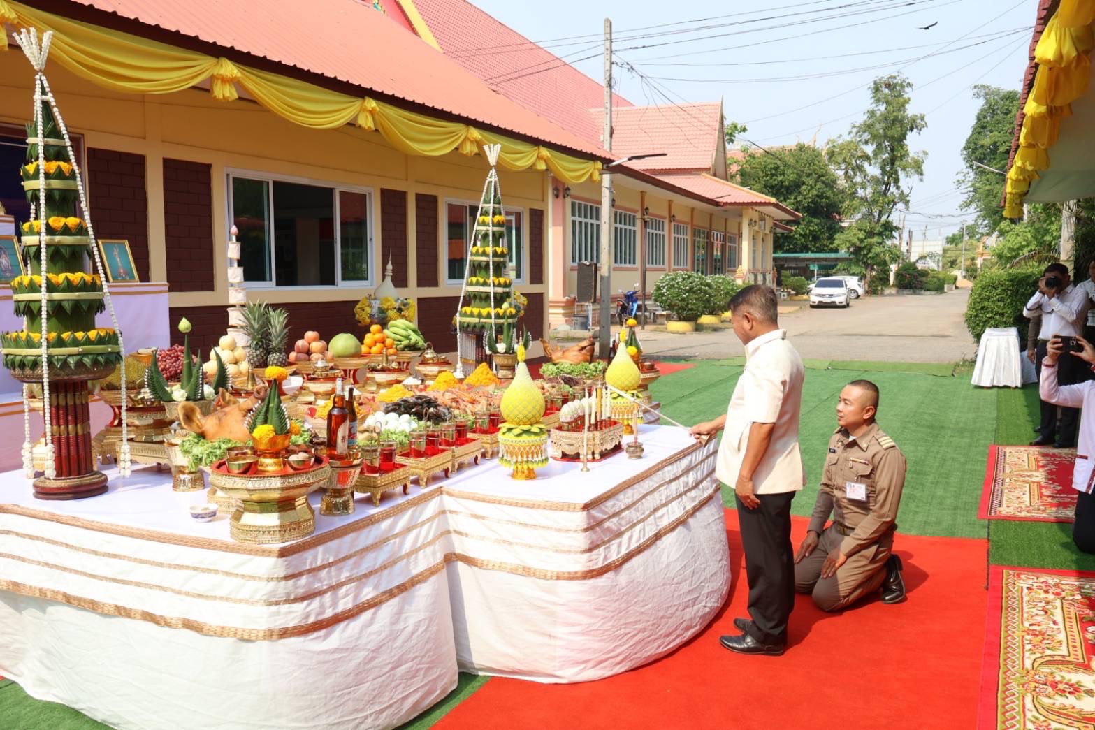 🔆พช.บุรีรัมย์🔆ร่วมพิธีบวงสรวงและสักการะสิ่งศักดิ์สิทธิ์ในภารกิจพิธีการศพที่ได้รับพระราชทาน
