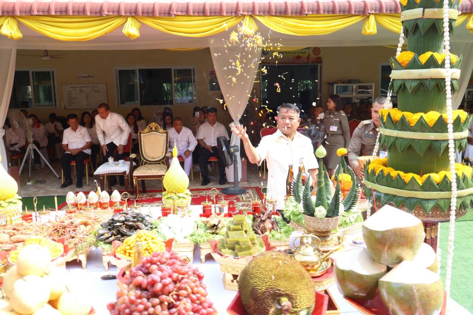 🔆พช.บุรีรัมย์🔆ร่วมพิธีบวงสรวงและสักการะสิ่งศักดิ์สิทธิ์ในภารกิจพิธีการศพที่ได้รับพระราชทาน