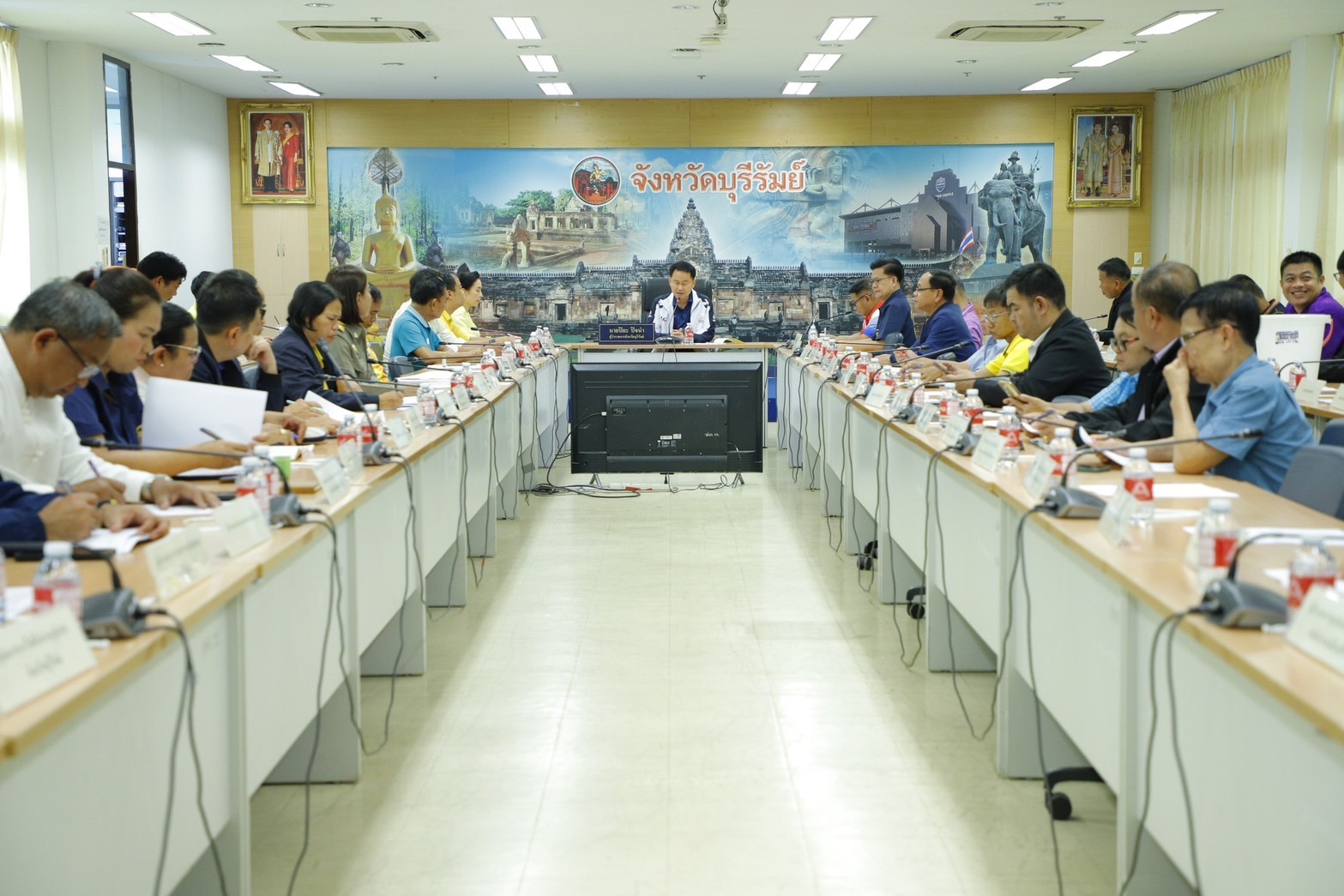 🔆พจ.บุรีรัมย์🔆ร่วมประชุมคณะกรรมการการจัดพิธีปลูก “พระศรีมหาโพธิทศมราชบพิตร” เนื่องในโอกาสพระราชพิธี สมมงคลพระชนมายุเท่าพระบาทสมเด็จพระพุทธยอดฟ้าจุฬาโลกมหาราช สมเด็จพระปฐมบรมกษัตริยาธิราช แห่งพระราชวงศ์จักรี พุทธศักราช 2568 จังหวัดบุรีรัมย์
