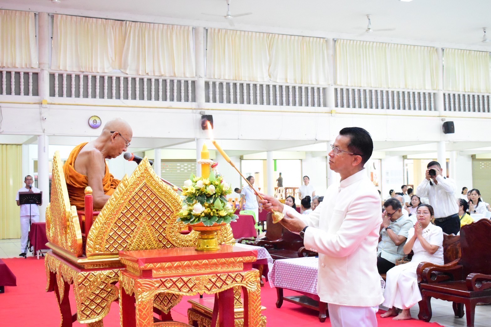 🔆พช.บุรีรัมย์🔆ร่วมกิจกรรมส่งเสริมการเผยแผ่พระพุทธศาสนา เนื่องในเทศกาลวันวิสาขบูชา พุทธศักราช 2568 จังหวัดบุรีรัมย์