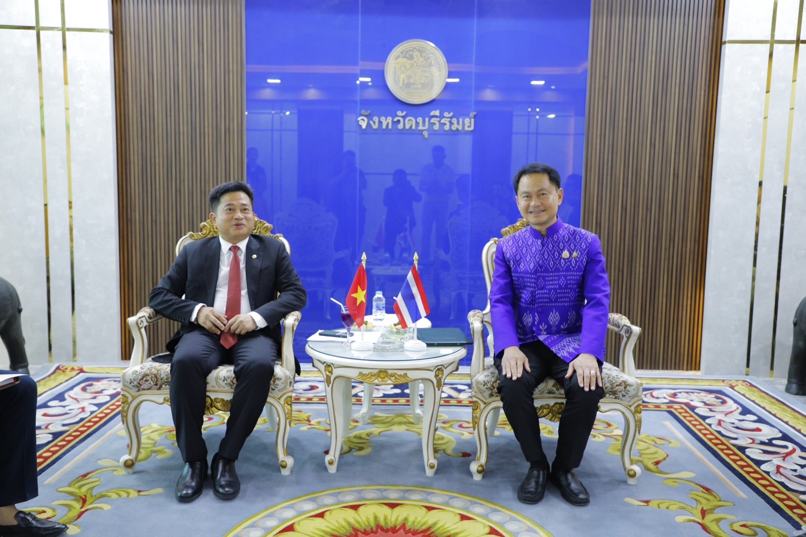 🔆พจ.บุรีรัมย์🔆 ร่วมต้อนรับกงสุลใหญ่สาธารณรัฐสังคมนิยมเวียดนามประจําจังหวัดขอนแก่น และคณะ