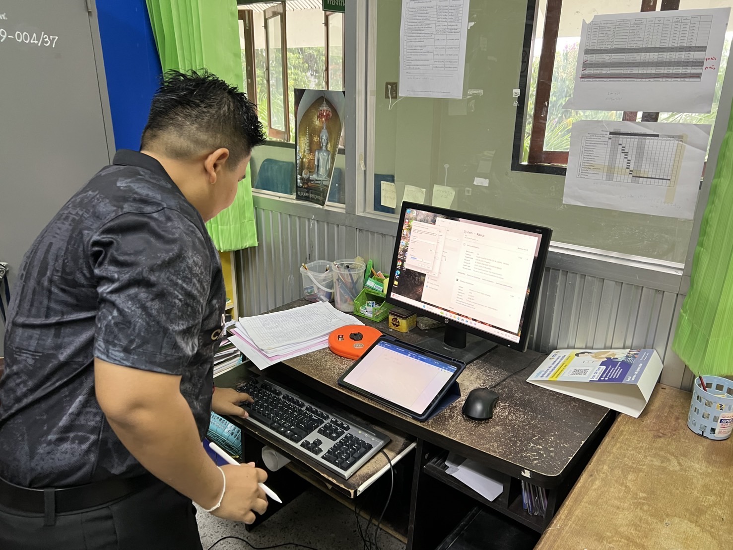 🔆พช.บุรีรัมย์🔆ลงพื้นที่ สนับสนุนการลงโปรแกรม antivirus 2568 ให้แก่เจ้าที่พัฒนาชุมชนที่รับงานสารสนเทศอำเภอ อำเภอแคนดง พุทไธสง และบ้านใหม่ไชยพจน์