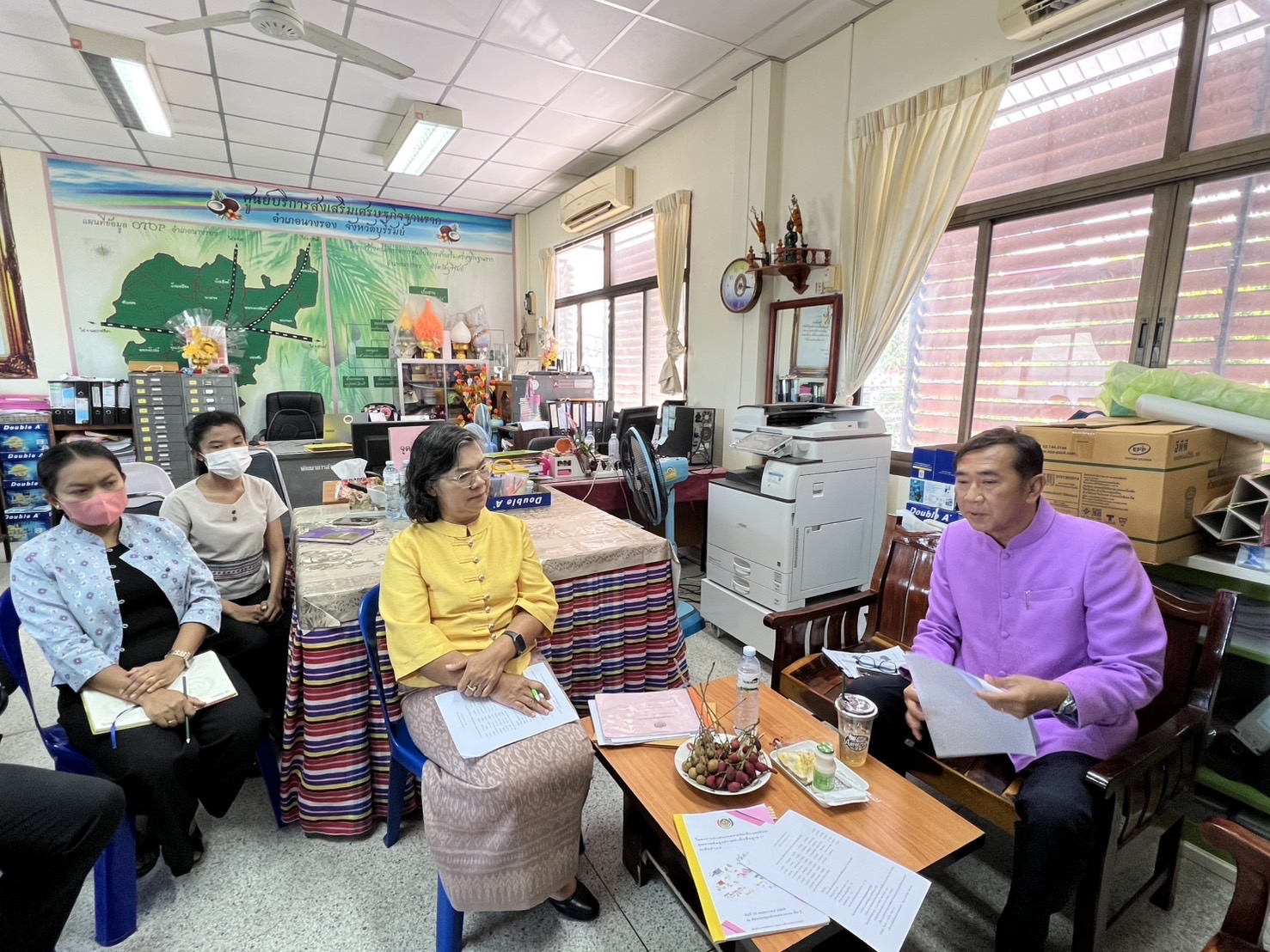 🔆พช.บุรีรัมย์🔆 การติดตาม และสนับสนัน การขับเคลื่อนกิจกรรมตามยุทธศาสตร์กรมการพัฒนาชุมชน ประจำปี 2568 และ สนับสนุนการดำเนินงานกองทุนพัฒนาบทบาทสตรี กลุ่มโซนอำเภอที่ 3