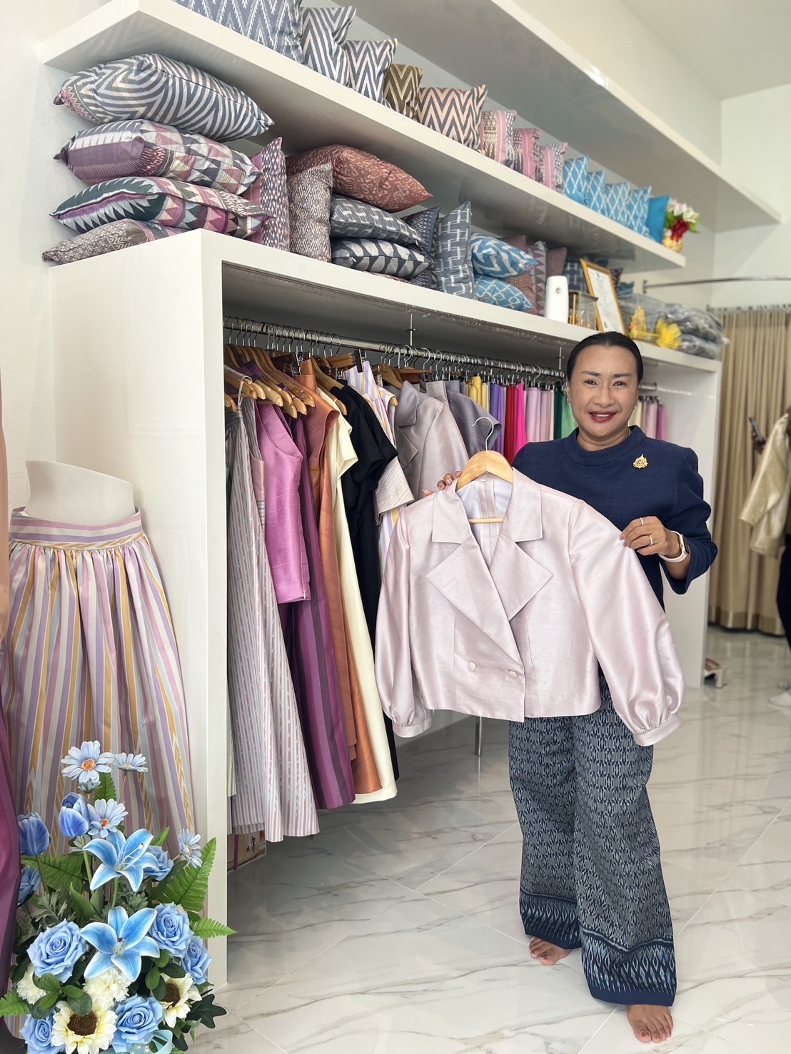 🔆พช.บุรีรัมย์🔆 การสนับสนุนการขับเคลื่อน “ผ้าไทยใส่ให้สนุก” จังหวัดบุรีรัมย์ พื้นที่อำเภอนาโพธิ์