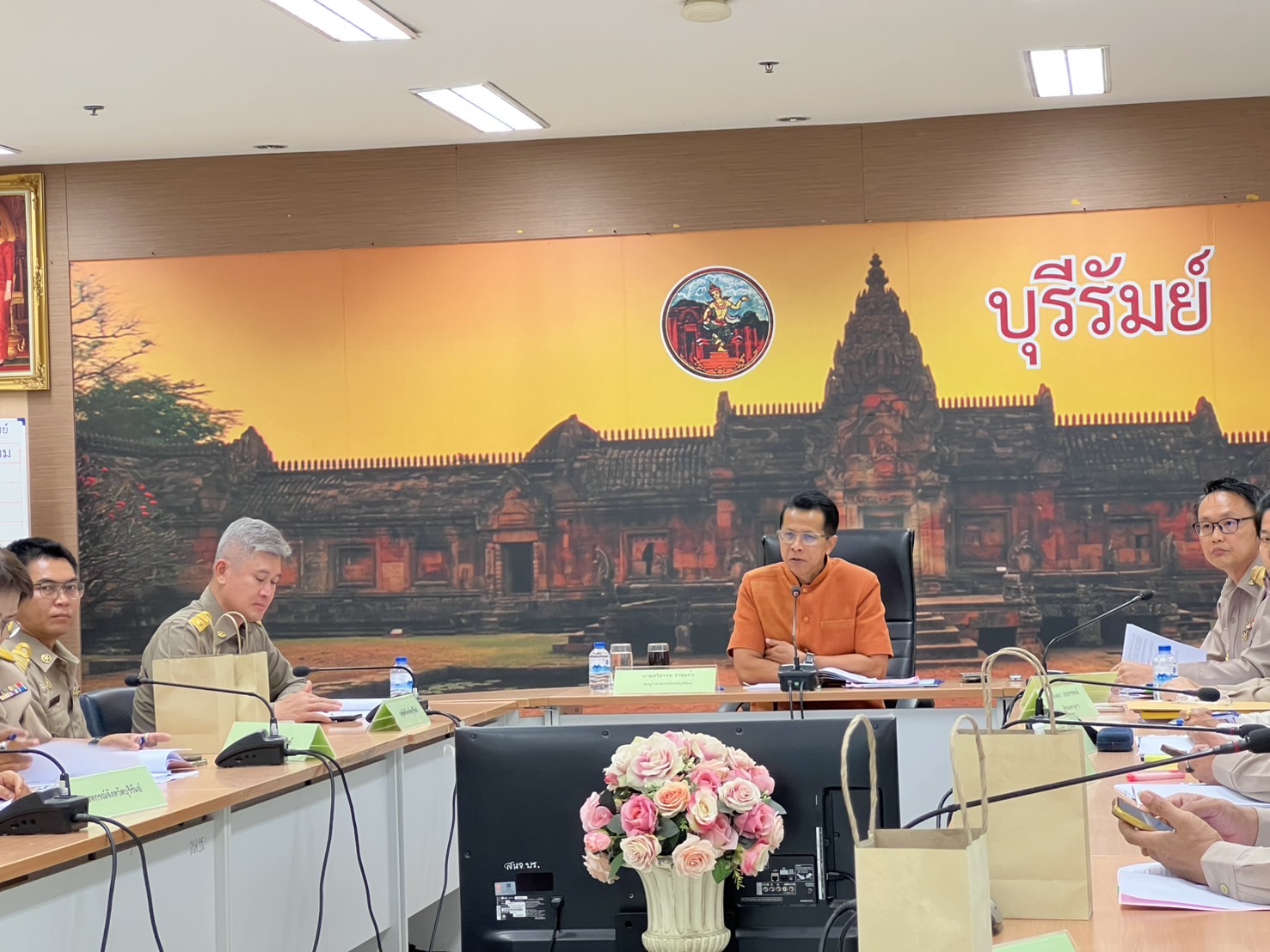 🔆พจ.บุรีรัมย์🔆 ร่วมประชุมคณะกรรมการปฏิรูปที่ดินจังหวัดบุรีรัมย์ ครั้งที่ 2/2568