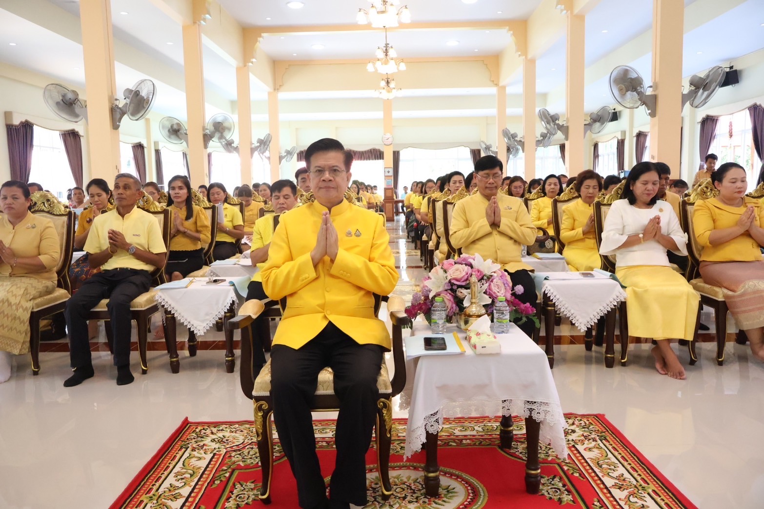 🔆พช.บุรีรัมย์🔆 ร่วมพิธีเจริญพระพุทธมนต์เฉลิมพระเกียรติถวายพระพรชัยมงคลแด่ พระบาทสมเด็จพระเจ้าอยู่หัว และพระบรมวงศานุวงศ์ ประจําปีพุทธศักราช 2568