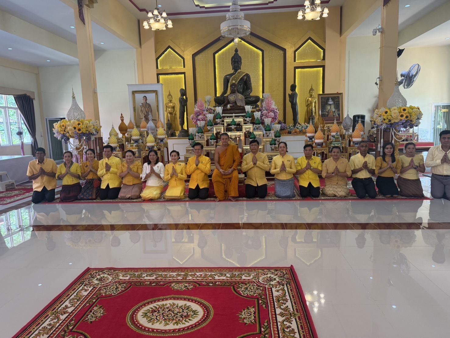 🔆พช.บุรีรัมย์🔆 ร่วมพิธีเจริญพระพุทธมนต์เฉลิมพระเกียรติถวายพระพรชัยมงคลแด่ พระบาทสมเด็จพระเจ้าอยู่หัว และพระบรมวงศานุวงศ์ ประจําปีพุทธศักราช 2568
