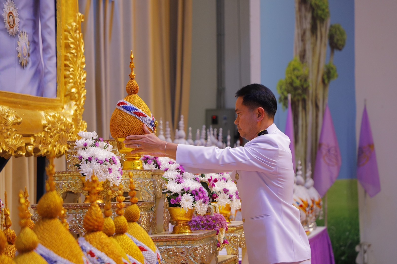 🔆พช.บุรีรัมย์🔆ร่วมพิธีถวายเครื่องราชสักการะและวางพานพุ่ม และพิธีจุดเทียนถวายพระพรชัยมงคล เพื่อเฉลิมพระเกียรติสมเด็จพระนางเจ้า ฯ พระบรมราชินี เนื่องในโอกาสวันเฉลิมพระชนมพรรษา 3 มิถุนายน 2568 จังหวัดบุรีรัมย์