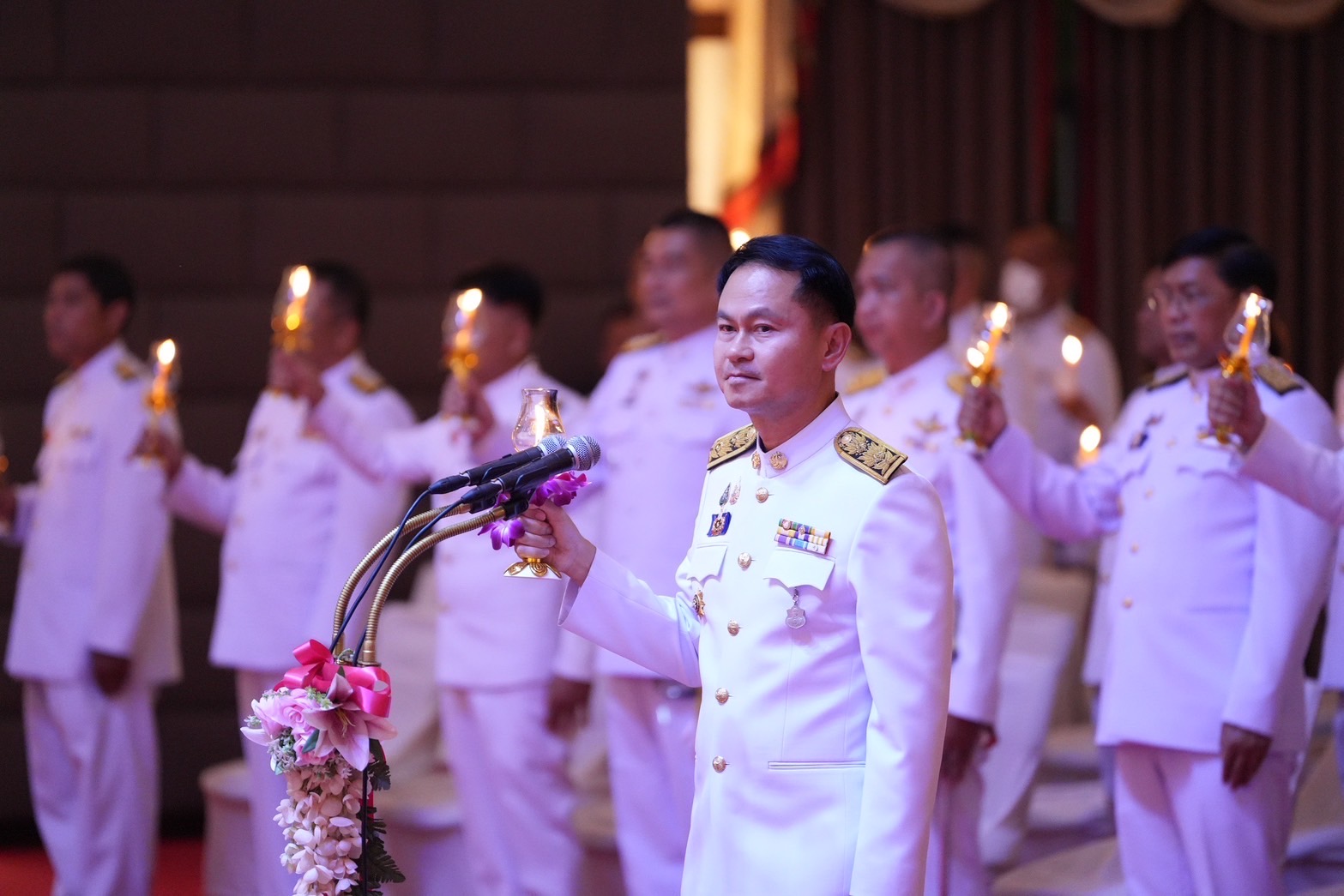 🔆พช.บุรีรัมย์🔆ร่วมพิธีถวายเครื่องราชสักการะและวางพานพุ่ม และพิธีจุดเทียนถวายพระพรชัยมงคล เพื่อเฉลิมพระเกียรติสมเด็จพระนางเจ้า ฯ พระบรมราชินี เนื่องในโอกาสวันเฉลิมพระชนมพรรษา 3 มิถุนายน 2568 จังหวัดบุรีรัมย์