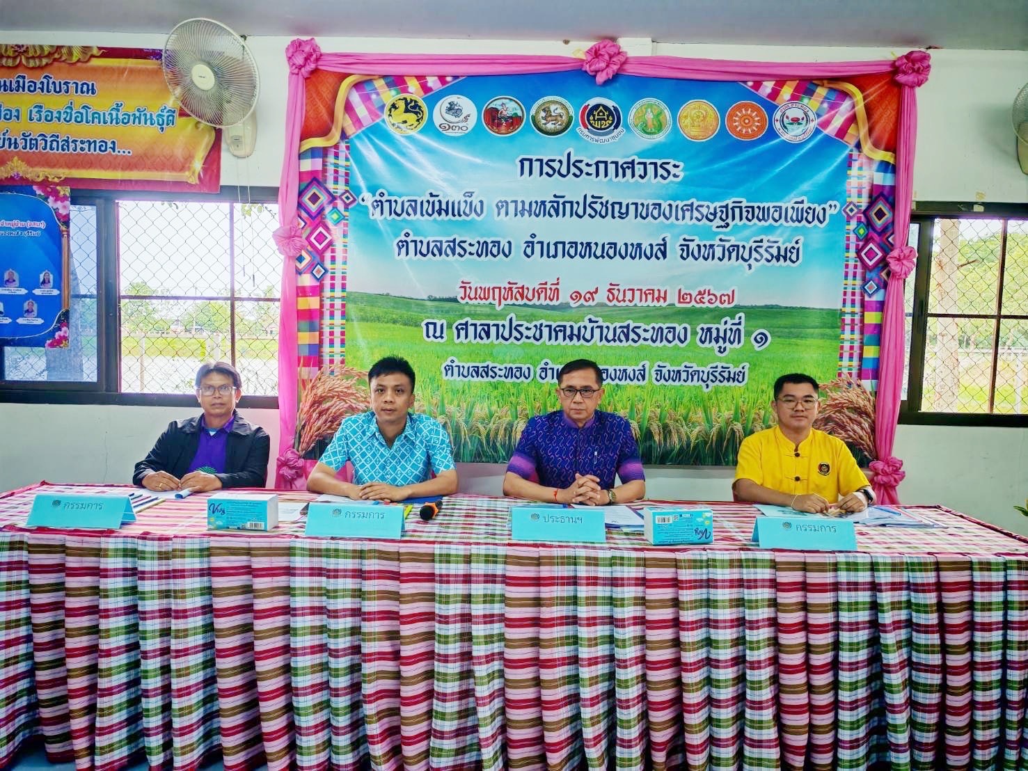 🔆พช.บุรีรัมย์🔆 ลุย!! คัดสรรกิจกรรมพัฒนาชุมชนดีเด่นประจำปี 2568 ระดับกลุ่มอำเภอ(วันที่1)