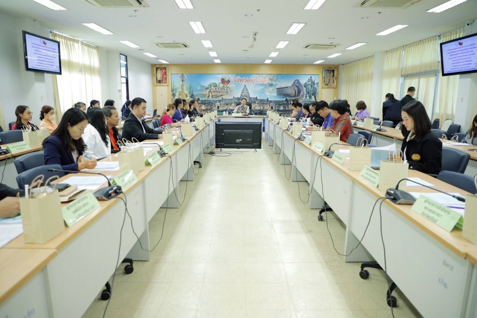 🔆พจ.บุรีรัมย์🔆 GROWTH TEAM BURIRAM สร้างสรรค์ สร้างสุข : ร่วมประชุมคณะอนุกรรมการกลุ่มภารกิจ (Cluster) จังหวัดบุรีรัมย์ (กลุ่มภารกิจด้านสังคม) หน่วยงานที่เกี่ยวข้องในด้านการพัฒนาสังคมในพื้นที่จังหวัดบุรีรัมย์ และภาคีเครือข่าย ครั้งที่ 2/2568 และคณะทํางานทบทวนแผนพัฒนาจังหวัด (พ.ศ. 2566-2570) ฉบับทบทวน ประจําปีงบประมาณ พ.ศ. 2570 และจัดทําแผนปฏิบัติราชการประจําปีของจังหวัด ประจําปีงบประมาณ พ.ศ. 2570 จังหวัดบุรีรัมย์
