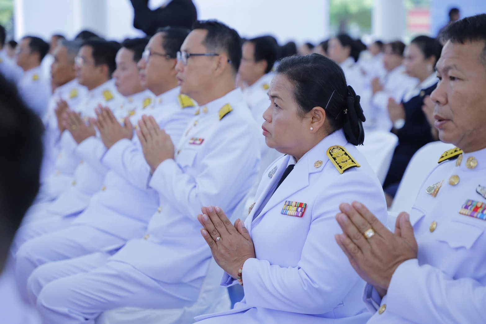 🔆พช.บุรีรัมย์🔆 GROWTH TEAM BURIRAM สร้างสรรค์ สร้างสุข : ร่วมพิธีถวายพระพรชัยมงคล และทำบุญตักบาตรและเนื่องในวันคล้ายวันประสูติสมเด็จพระเจ้าน้องนางเธอ เจ้าฟ้าจุฬาภรณวลัยลักษณ์ อัครราชกุมารี กรมพระศรีสวางควัฒน วรขัตติยราชนารี