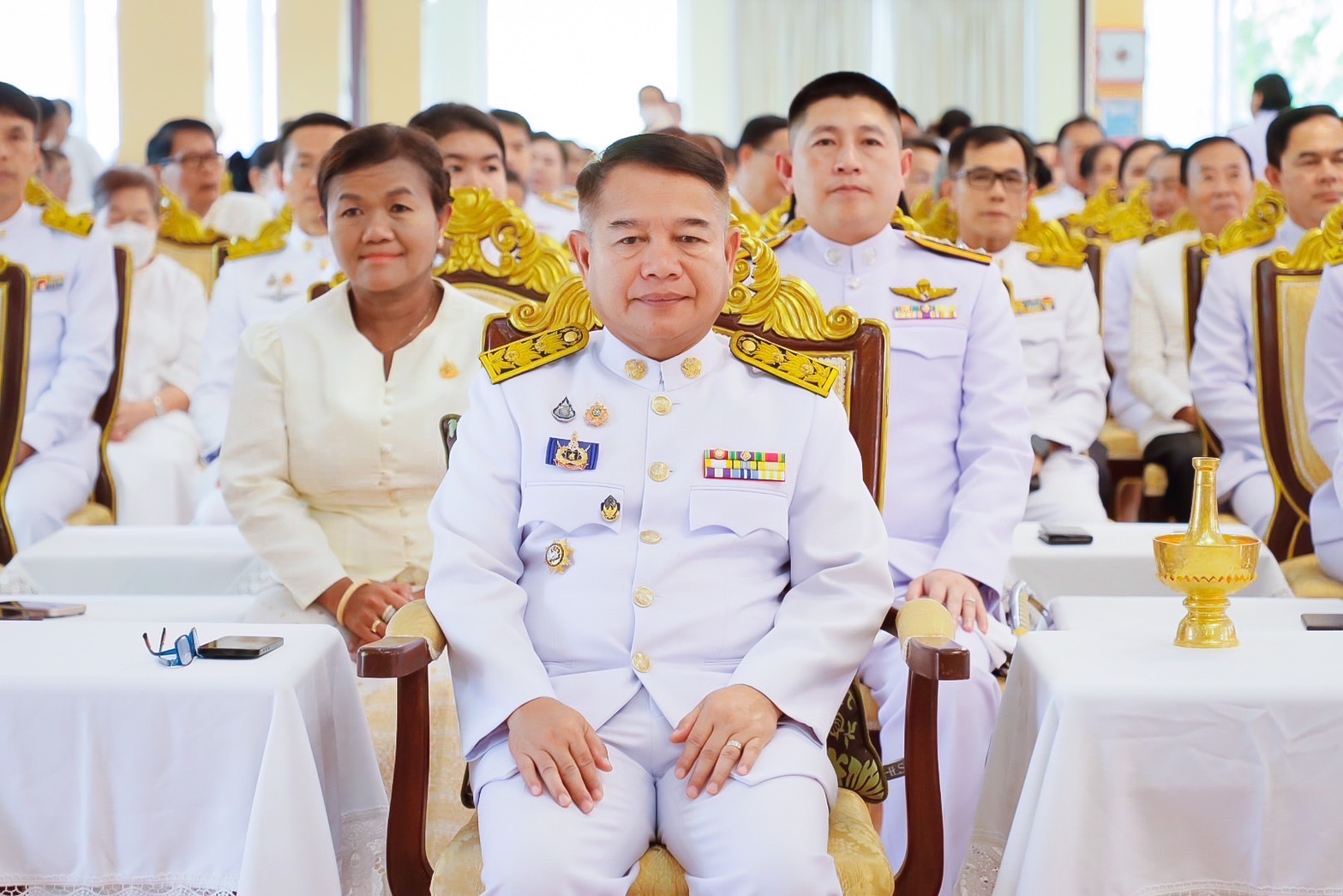 🔆พช.บุรีรัมย์🔆 ร่วมพิธีต้อนรับและมุทิตาสักการะแด่พระสังฆาธิการคณะสงฆ์ธรรมยุตจังหวัดบุรีรัมย์ ในโอกาสที่ได้รับพระราชทานตั้งและเลื่อนสมณศักดิ์ พระครูสัญญาบัตร ประจำปี พ.ศ. 2567