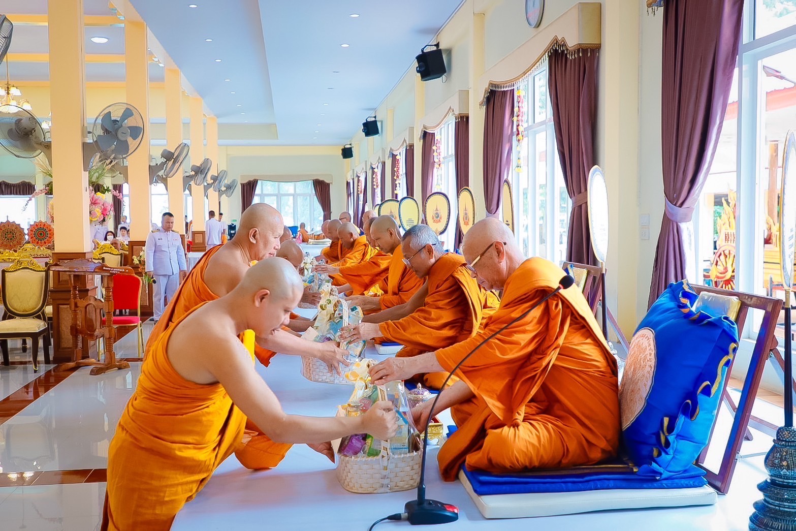 🔆พช.บุรีรัมย์🔆 ร่วมพิธีต้อนรับและมุทิตาสักการะแด่พระสังฆาธิการคณะสงฆ์ธรรมยุตจังหวัดบุรีรัมย์ ในโอกาสที่ได้รับพระราชทานตั้งและเลื่อนสมณศักดิ์ พระครูสัญญาบัตร ประจำปี พ.ศ. 2567