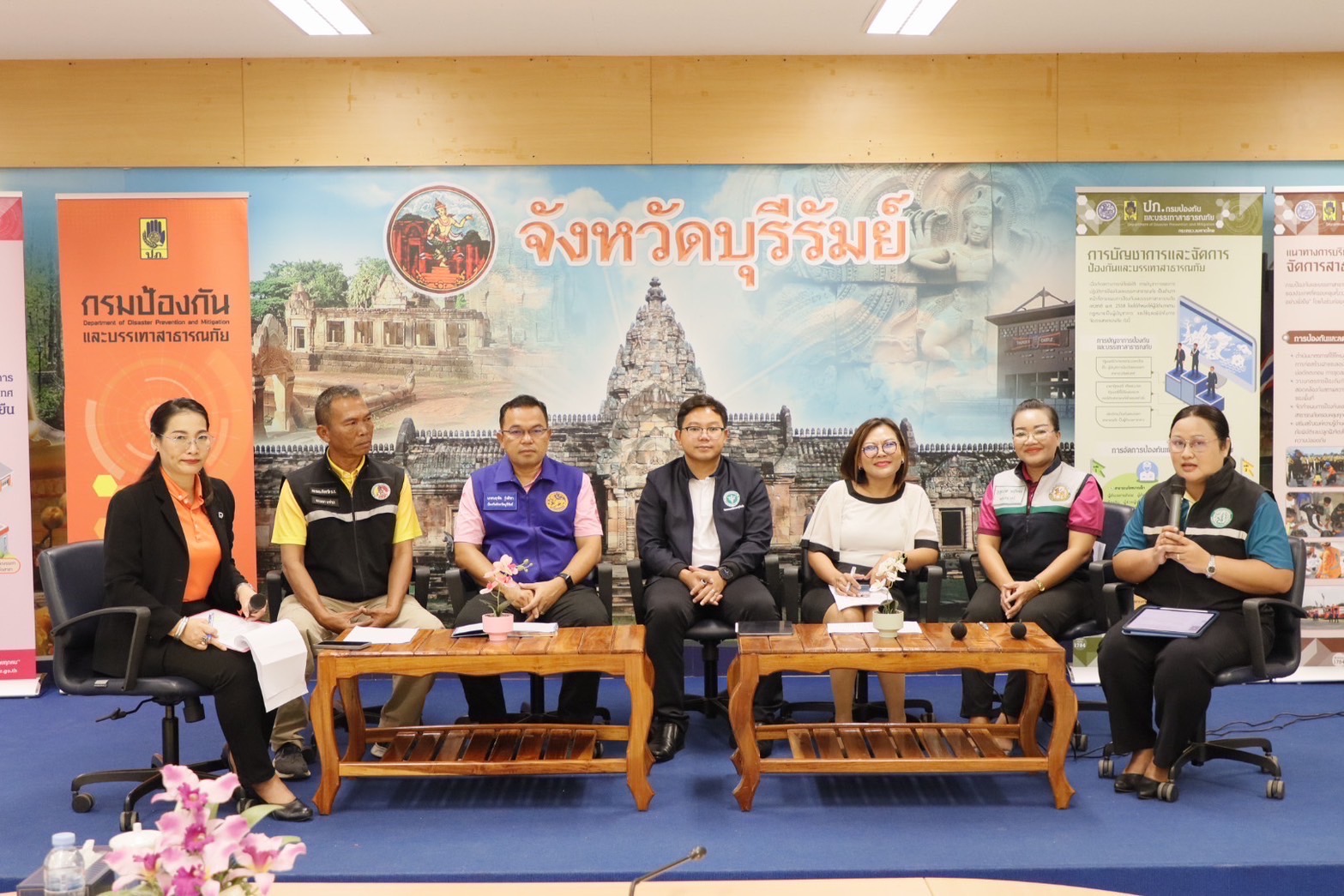 🔆พช.บุรีรัมย์🔆GROWTH TEAM BURIRAM สร้างสรรค์ สร้างสุข : ร่วมประชุม เวที “สมัชชาการจัดการสาธารณภัยจังหวัด ประจำปีงบปะมาณ พ.ศ. 2568” ในหัวข้อ “การขับเคลื่อนแผนการป้องกันและบรรเทาสาธารณภัยในระดับพื้นที่” จังหวัดบุรีรัมย์