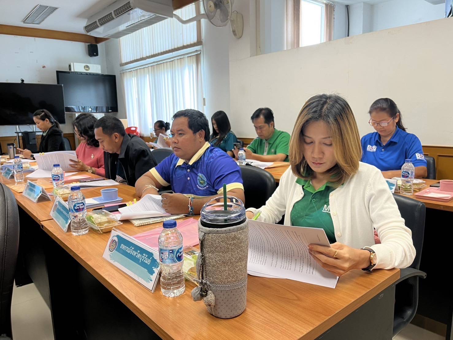 🔆พช.บุรีรัมย์🔆 GROWTH TEAM BURIRAM สร้างสรรค์ สร้างสุข : ประชุมคณะทำงานสนับสนุนการขับเคลื่อนการพัฒนาเศรษฐกิจฐานรากและประชารัฐ จังหวัดบุรีรัมย์