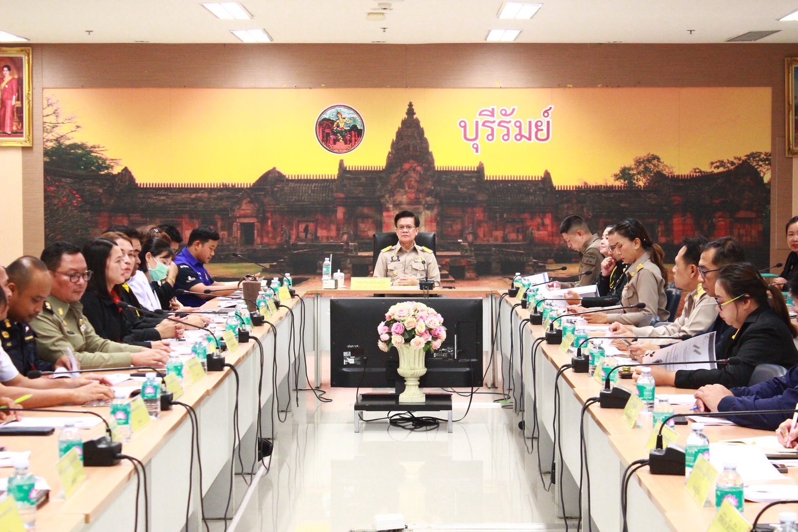 🔆พช.บุรีรัมย์🔆 ร่วมประชุมคณะกรรมการศูนย์อํานวยการป้องกันและปราบปรามยาเสพติดจังหวัดบุรีรัมย์ ครั้งที่ 7/2568 และคณะทํางานติดตาม เร่งรัดผลการดําเนินงานป้องกัน ปราบปราม และแก้ไขปัญหา ยาเสพติดจังหวัดบุรีรัมย์ ครั้งที่ 13/2568
