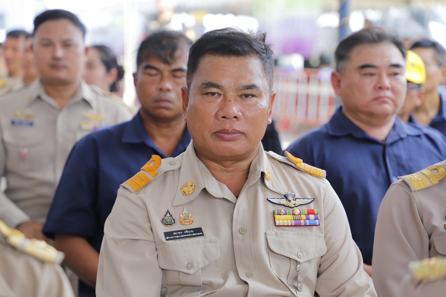 🔆พช.บุรีรัมย์🔆 GROWTH TEAM BURIRAM สร้างสรรค์ สร้างสุข : ร่วมในพิธีเชิญถุงพระราชทานช่วยเหลือประชาชนที่ได้รับผลกระทบจากสถานการณ์ชายแดนไทย-กัมพูชา ของจังหวัดบุรีรัมย์