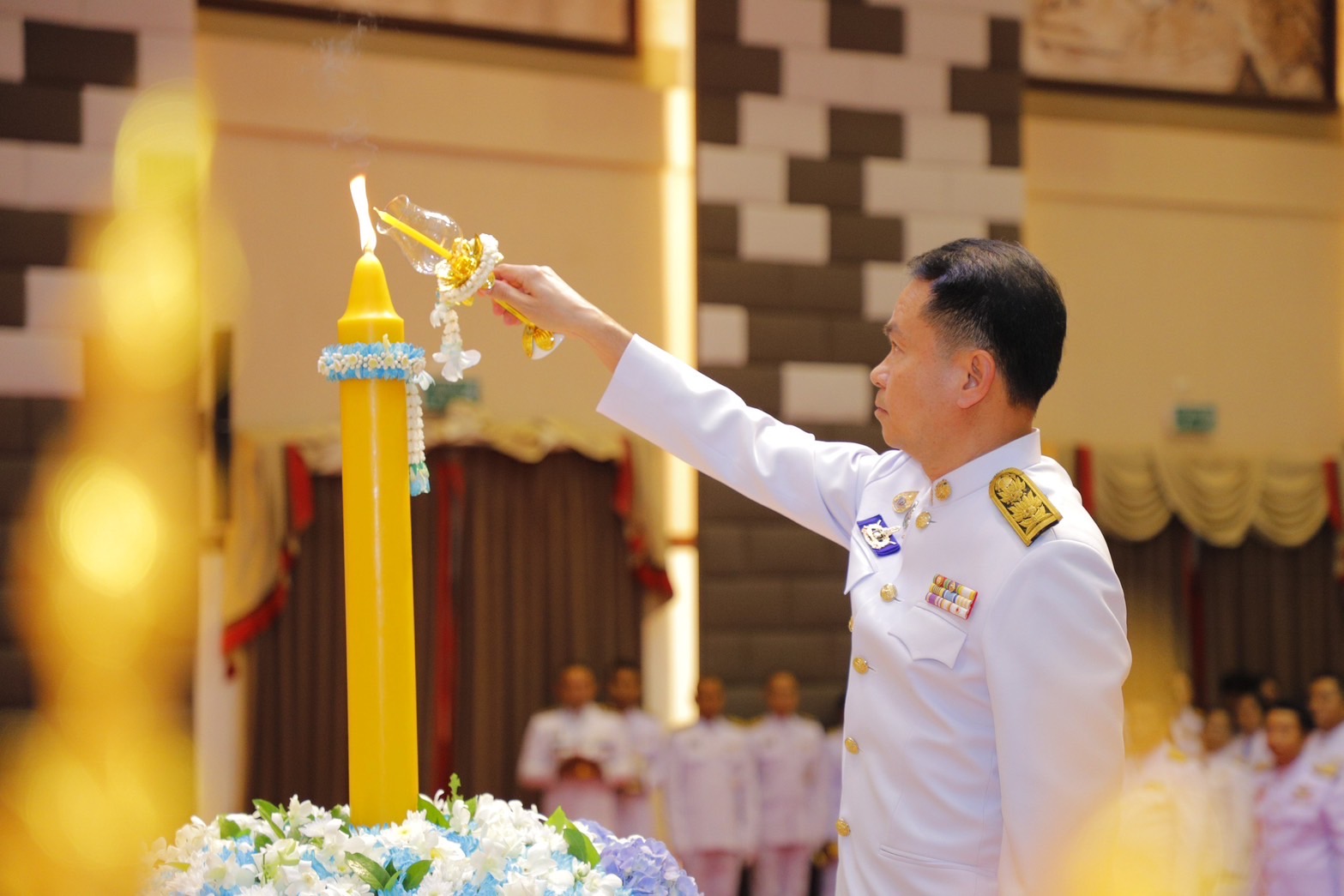 🔆พช.บุรีรัมย์🔆ร่วมพิธีถวายเครื่องราชสักการะและวางพานพุ่ม และพิธีจุดเทียนถวายพระพรชัยมงคล เพื่อเฉลิมพระเกียรติสมเด็จพระนางเจ้าสิริกิติ์ พระบรมราชินีนาถ พระบรมราชชนนีพันปีหลวง เนื่องในโอกาสวันเฉลิมพระชนมพรรษา 12 สิงหาคม 2568 จังหวัดบุรีรัมย์