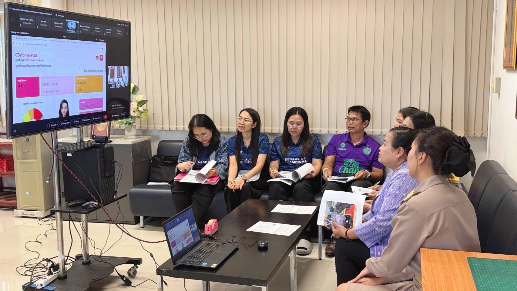 🔆พช.บุรีรัมย์🔆 GROWTH TEAM BURIRAM สร้างสรรค์ สร้างสุข : กองทุนพัฒนาบทบาทสตรีจังหวัดบุรีรัมย์ ร่วมรับฟังการประชุมชี้แจง เร่งรัด กำกับ ติดตามการดำเนินงานกองทุนพัฒนาบทบาทสตรี ผ่านระบบออนไลน์ (ระบบ Cisco Webex Meetings) ครั้งที่ 4/2568