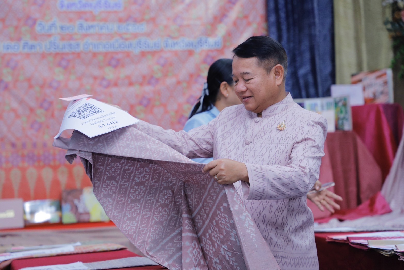 🔆พช.บุรีรัมย์🔆 GROWTH TEAM BURIRAM สร้างสรรค์ สร้างสุข : คัดเลือกผ้าลายพระราชทาน “ผ้าลายสิริราชพัสตราภรณ์” และงานหัตถกรรม ระดับจังหวัด ประจำปี 2568